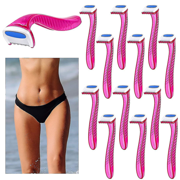 New2023 12 delar Razor Bikinitrimmer för damer Slitstarka resetillbehör