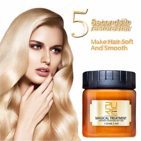 Purc Magic Hårinpackning Keratin Arganolja 5 Sekunders Mask Rotreparation Närande