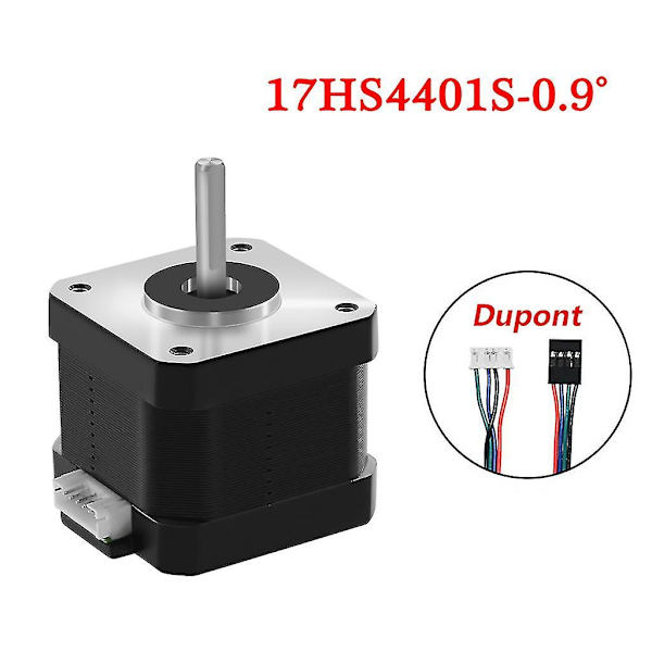 Black Friday Nema17 Stepper Motor 0,9 Graders Motor 42 Motor Nema 42bygh 1,5a 38mm 17hs4401 17hs4401s Puls Värde 4-ledare Kompatibel 3d Printe