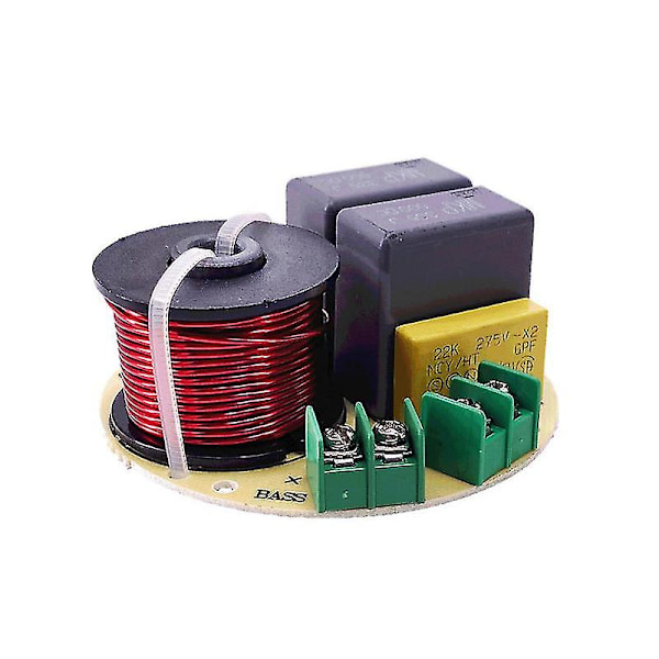 2 st 2-vägs 100w Diy Högtalarfilter Krets Diskant Bas Frekvensdelare 2-enhet Hemmabio Hifi Stereo Ljud Crossoverfilter