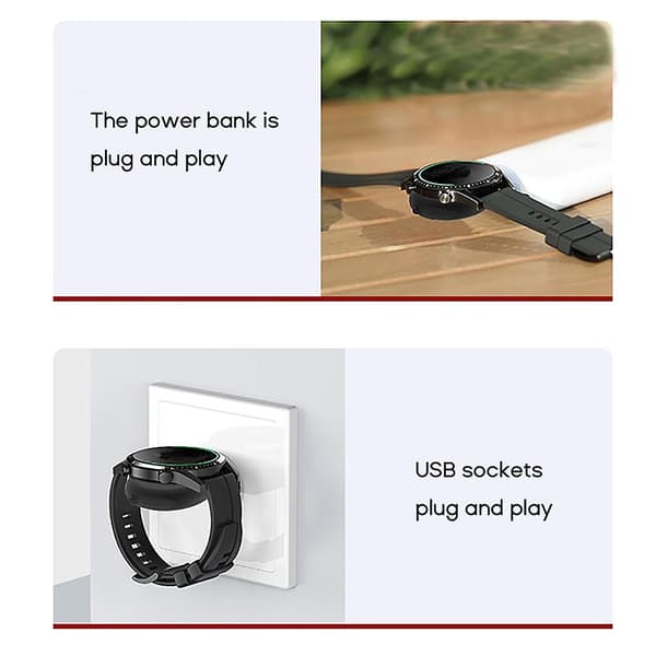 Smartklokke strømadapter lader vogger Usb ladekabel dock for Trexultra