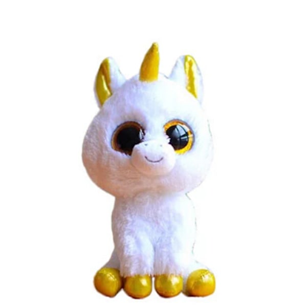 Storøyd Plussjdyr Dyr Jenteaktig Hjerte Unicorn Dukke Raggedukke Jul Barn Gave heart-grabbing unicorn about 15cm
