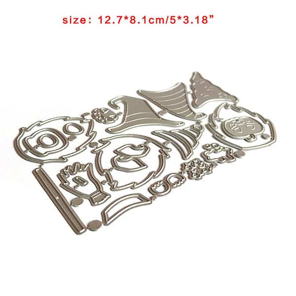 Gnomish Halloween Clear Stamps Kolstål Tryck Skärmaskin