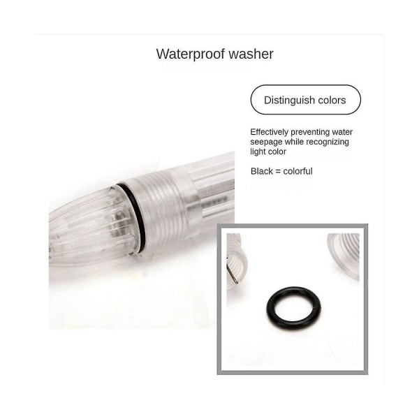 Mini LED undervattensfiske lockar lampa lysande bete fiskfångst samlingar ljus nattfiske