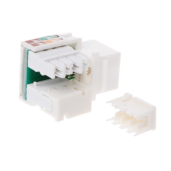 Cat6 Rj45 Indsats Keystone Gigabit Kobler Stik Standard Netværksmodul Slot