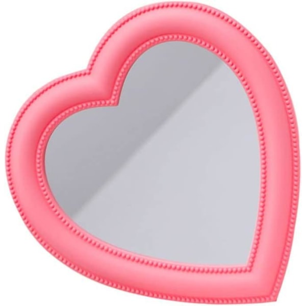 Hjerte Makeup Spejl Hjerteformet Spejl Bord Makeup Spejl Væg Spejl Vanity Mirror