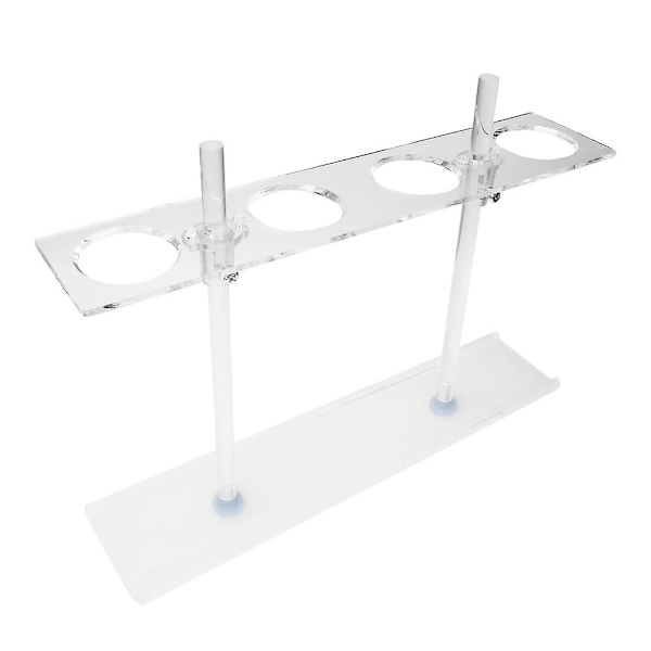 Justerbar højde Plexiglas tragt holder - Laboratorie tilbehør med 4 huller