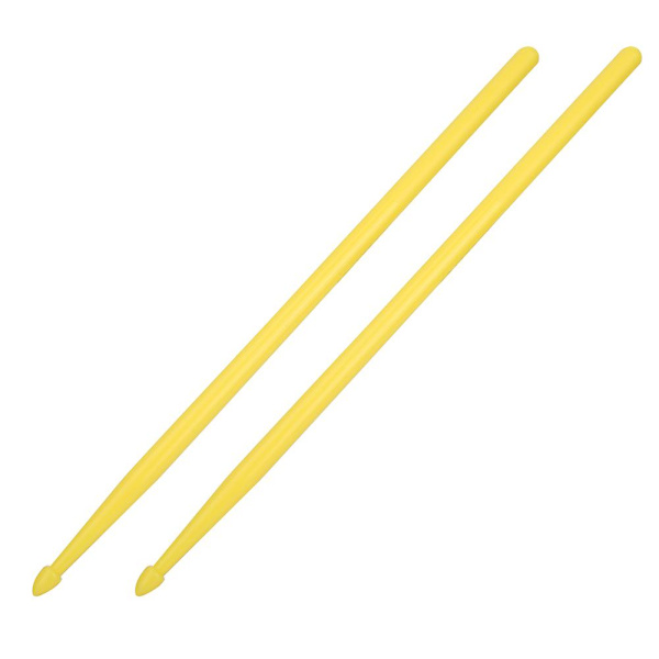 Trumtillbehör Transparent Mute Pad Set Hållbar Nylon Stick 5A Gul
