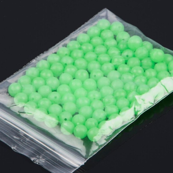 100pcs/set Night Luminous Fishing Beads Soft Worms Glow Sea Fishing Lure Bait Floating Float Fishing Tackles Accessories