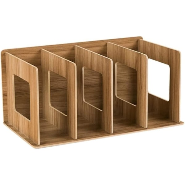 Wooden Cddesktop Book Storage Rack 4festival Diy Dvdsstorage Box Cherry Wood --1pieces