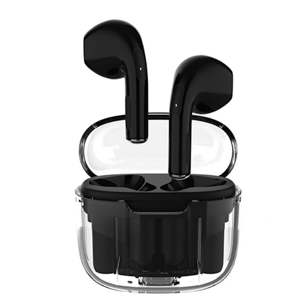 A2D Bluetooth-øretelefoner 5.3 Halv-i-øret TWS trådløse øretelefoner er velegnede til Apple og Android  sort black a2d