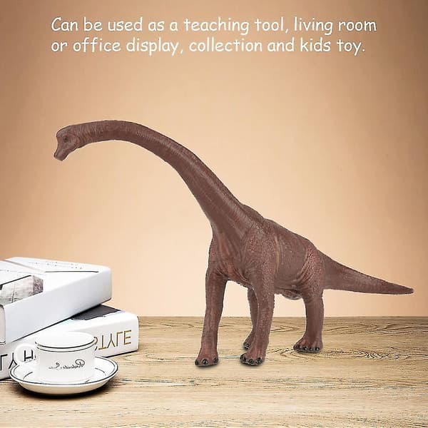 Høj simulering levende Pvc Brachiosaurus Dinosaur legetøjsmodel - Børn Børn Gave, Hjem Display