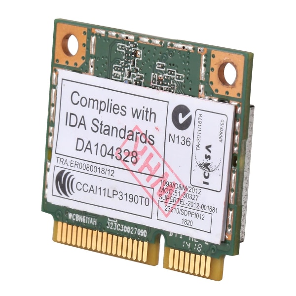 Ar5b22 2,4/5ghz Dual Band Wifi-kort 802.11ac Bluetooth 4.0 trådløst Wlan-kort for Lenovo Y400 Y500