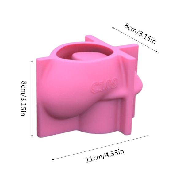 Blomsterpot silikoneform DIY sukkulenter beton blomsterpot gips cementform