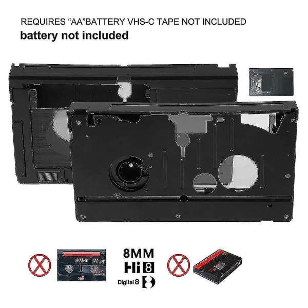 -c Kassettadapter för -c Svhs-videokameror Rca Motoriserad Kassettadapter Inte för 8mm/minidv/hi8