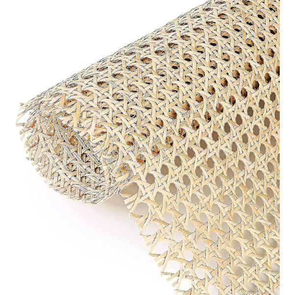 14\" Bred X 3.3' Rattanvävband Rullar för Rattanprojekt, Rattanvävbandbrädor, Naturligt Förvävt Öppet Nät Rattan för Möbelstol Skåp