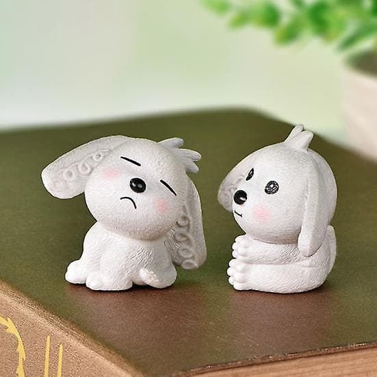 Sjarmerende Hundefigurer Bærbare Plast DIY