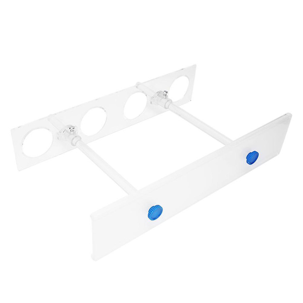 Justerbar højde Plexiglas tragt holder - Laboratorie tilbehør med 4 huller