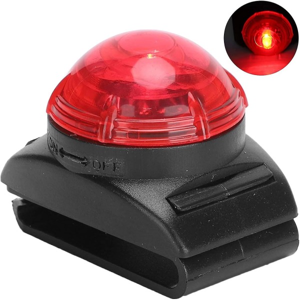 Lemmikkieläinten led-valo, koiran LED-riippuvalaisin vedenpitävä valovaroituslamppu klipsillä (punainen)