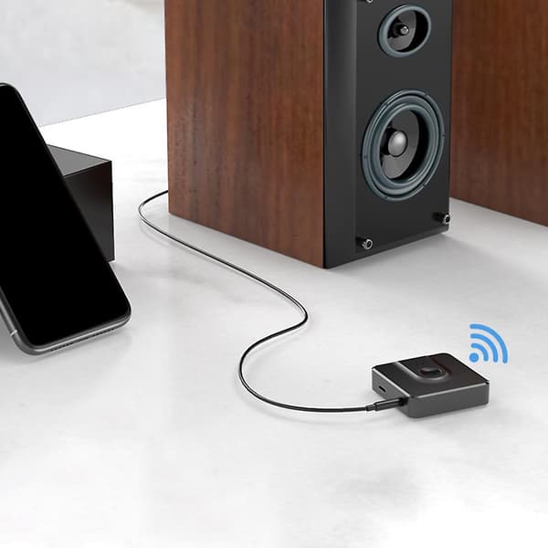 Bluetooth-kompatibel 5.0 USB-adapter Audiomottaker Sender for PC-høyttaler