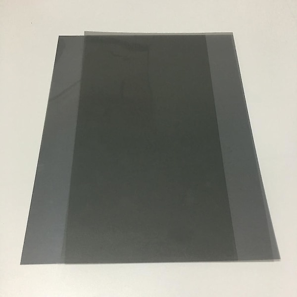1 stk 30*20 cm vandret 0 graders polarisatorfilm til lcd, lineært polariseret filter, lineært polariserende polarisationsfilmark