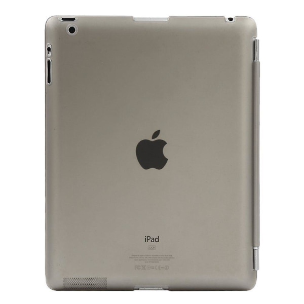 Fr iPad 2 3 4 Magnetisk Beskyttelsesdeksel Etui Veske Smart Cover Case Skall Grå Ny