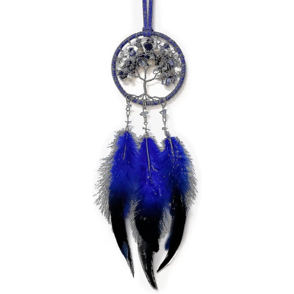 Dreamcatcher Bilspeil Anheng Bil Charm With Crystal Beads Tree Of Life Small Dreamcatcher Rearview Mirror Anheng Barnasoverom