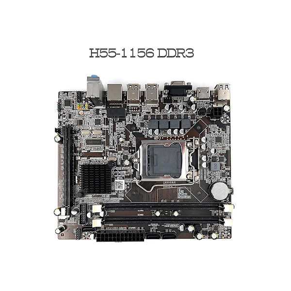 H55 emolevy Lga1156 tukee I3 530 I5 760 -sarjan Cpu Ddr3 -muistia tietokoneen emolevy+i3 550 C