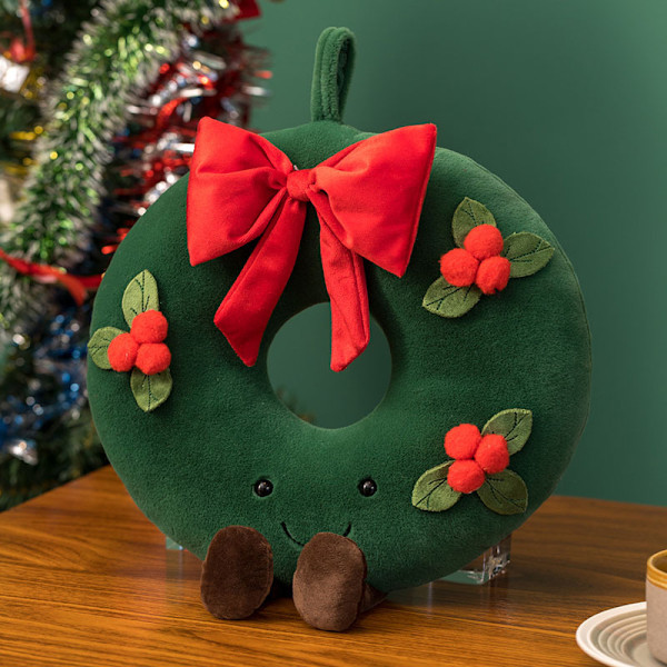 Tillverkning och söta pepparkaksgubbe-dockor, olika juldekorationer, plyschleksaker, actiondockor gingerbread man (40cm)