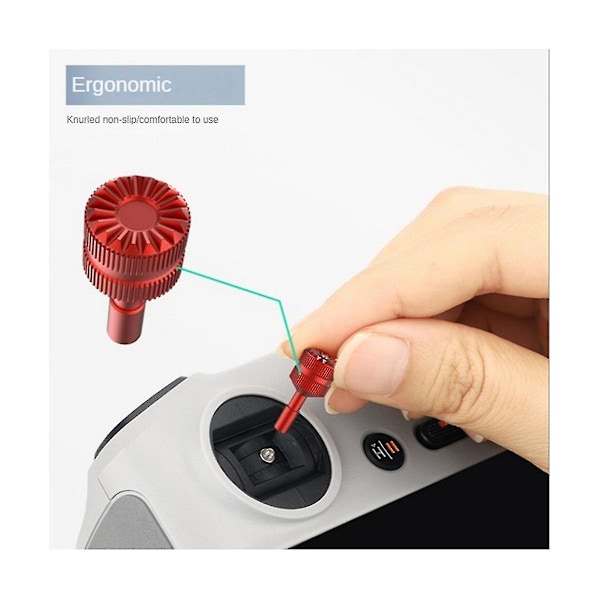 1 par RC-controller erstatning tommelfinger rocker joystick reservedel til Mini 3 Pro tilbehør, rød B