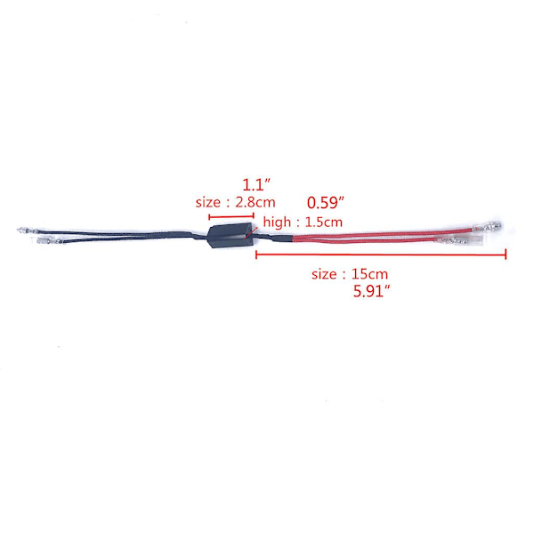4 stk 10w10 Moto Last Dekoding Motstand For Led Mini Blinklys Lys Blinksett