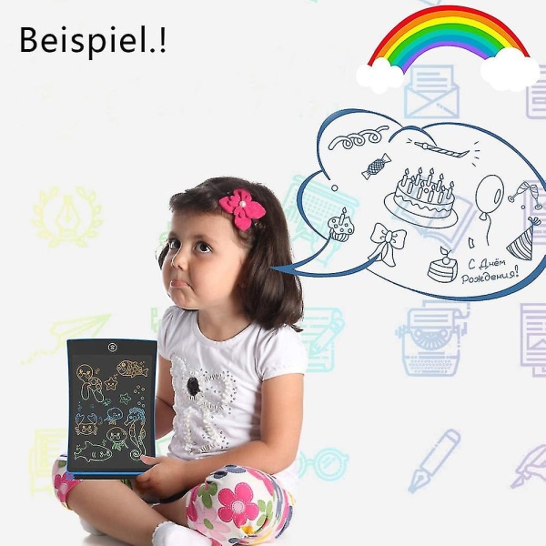 Lcd-skrivetavle, Lcd-skrivebrett, Grafikkbrett Skrivebrett Digitalt skrivebrett Papirløst maleri Tavle for barn Skole Tegn Notater