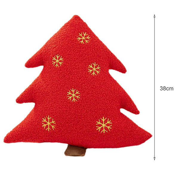 Julplyschdocka Julgran Pepparkaksgubbe Dockkudde Mjuk Soffa Kudde Ornament Fluffig Fylld Djurkudde Leksak Semesterfest Glad e