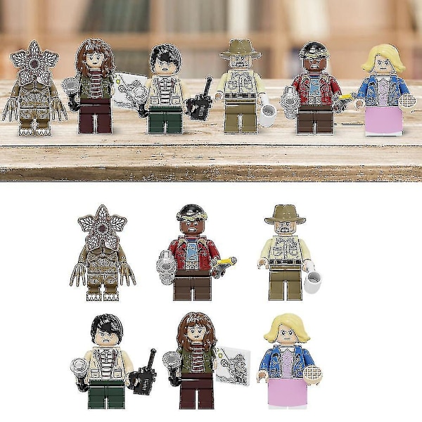 Tmall 6 Stranger Things Minifigurer Legetøj Demogorgon Figur Byggesæt Kagedekoration