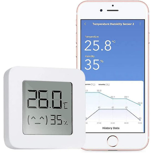 Thermo Hygrometer, Bluetooth Termometer Indendørs Hygrometer, Trådløs