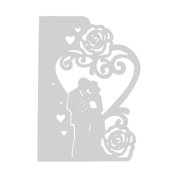 Metallstansar Bröllopsinbjudan Diy Scrapbooking Dekorativ Prägling Papper