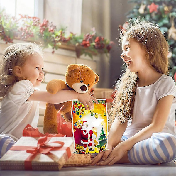 30 stk julegaveposer i plast, julegodteposer, festgaveposer til julefest