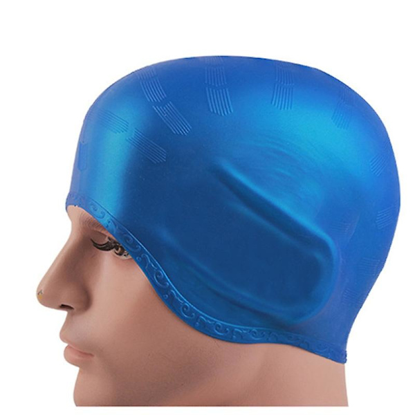 Hög Elastisk Simmössa Vuxna Renhet Sommar Unisex Vattentät Simbassäng Mössa