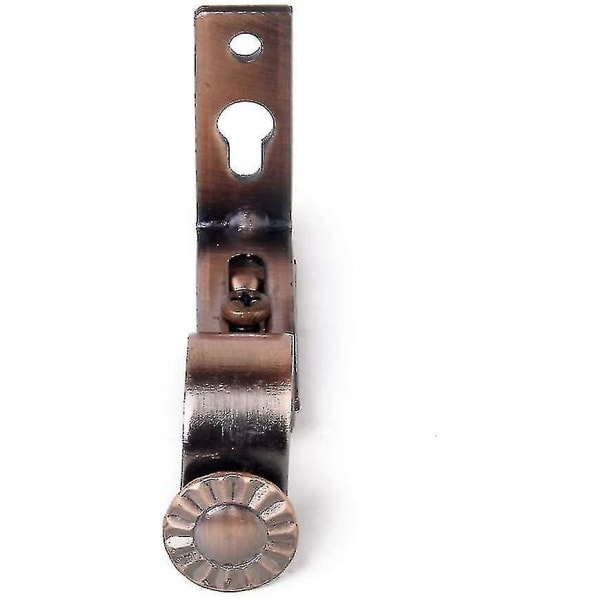 Justerbar gardinstångsfäste, 18-22mm, 2-pack, röd koppar