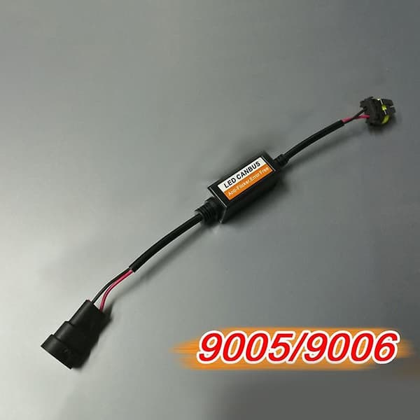 1 st H1 H4 H7 9005 9006 9012 Led Canbus Dekoder Adapter Anti-flimmer Sele Kabel Motstånd Varning