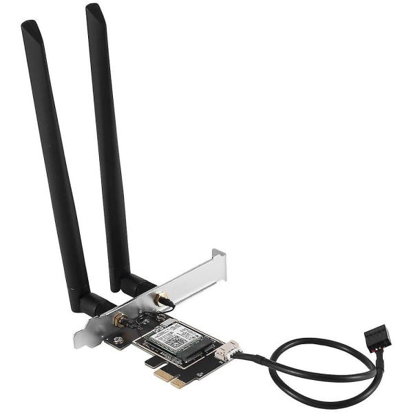 Ac7260 7260ngw Wifi-kort 2.4g/5g 867mbps 802.11ac+bluetooth Trådløst netværkskort Adapter Pcie-adapter Med