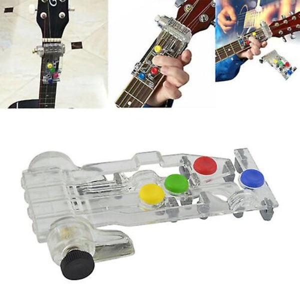 Guitar Lærings System Undervisning Øvelsesværktøj Hjælp Chord Buddy Lektionstræner