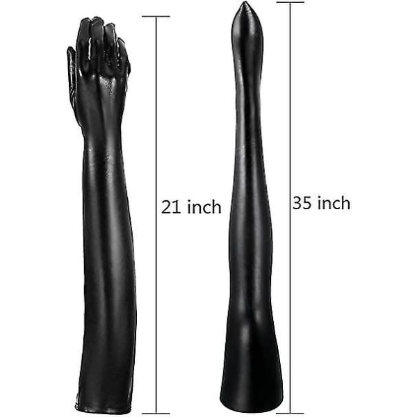 Damekostumesæt elastisk spandex skinnende våde lange handsker og høje lårstrømper
