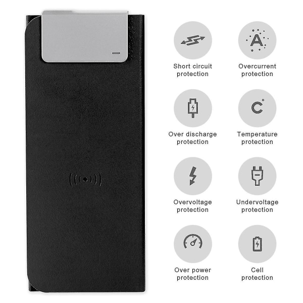Smartphone Fast Wireless Charger Stand Mat Bærbar trådløs 2 i 1 oplader