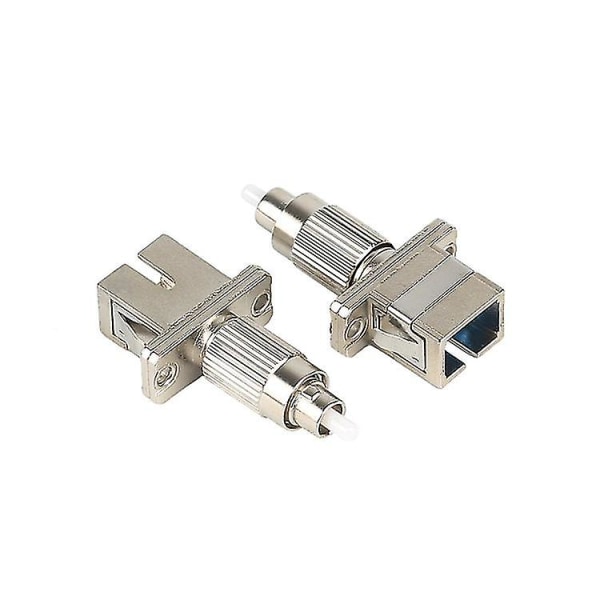 Optisk Fiberadapter - FC Hane till SC Hona Hybrid Optisk Fiberadapter Simplex Fiber Flänskontakt Enläges 9/125um Sm Optisk Utrustning Verktyg