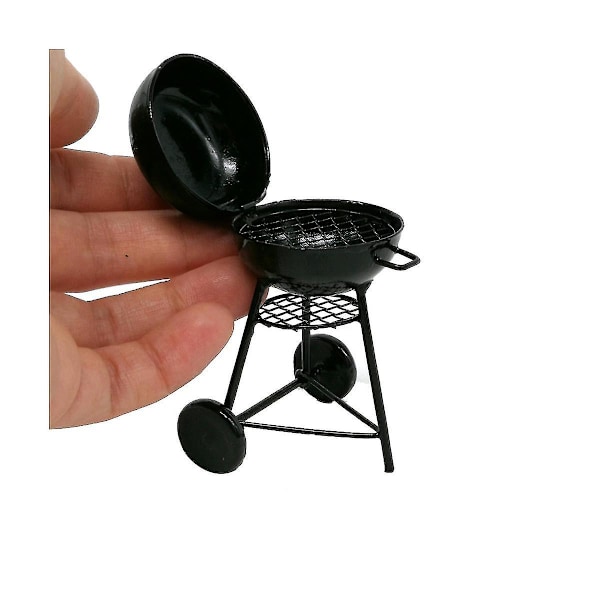 1:10 Skala Grill Miniatyr Prydnader Bbq Verktyg Mini Möbler,a
