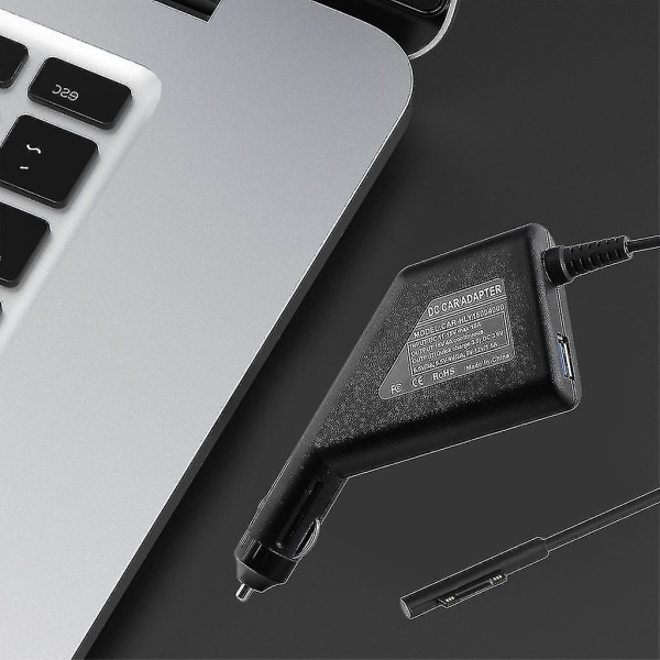 Bærbar overflatebillader med Qc 3.0 USB-utgang 15v 4a for Surface Laptop