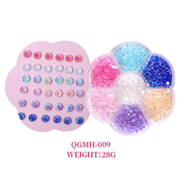 3D-kynsien koristeet, rusetit, kynsien koristeet akryylikynsiin Style 14