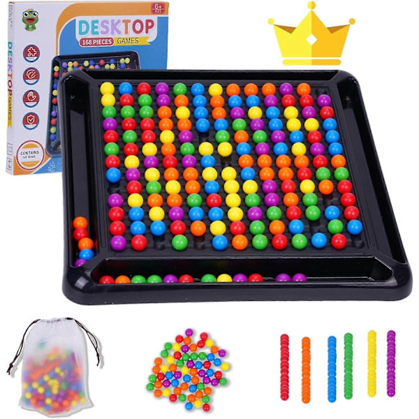 48-168 st Pärlor Intellektuellt Schackbräde Strategispel Schackbräde för Barn & Vuxna 18 168 beads