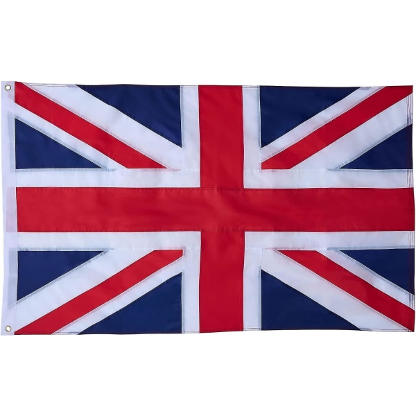 British Flag 3x5 Ft, Heavy Duty British Flag utomhus, 210d Oxford Polyester Union Jack Flags, British Union Jack Flag